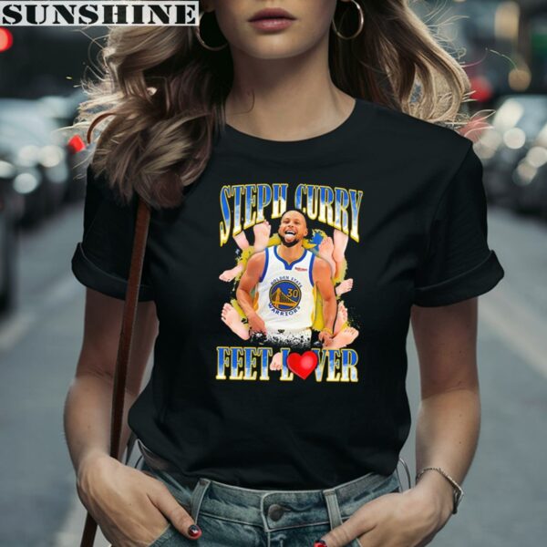 Stephen Curry Feet Lover Golden State Warriors Basketball Shirt 2 women shirt
