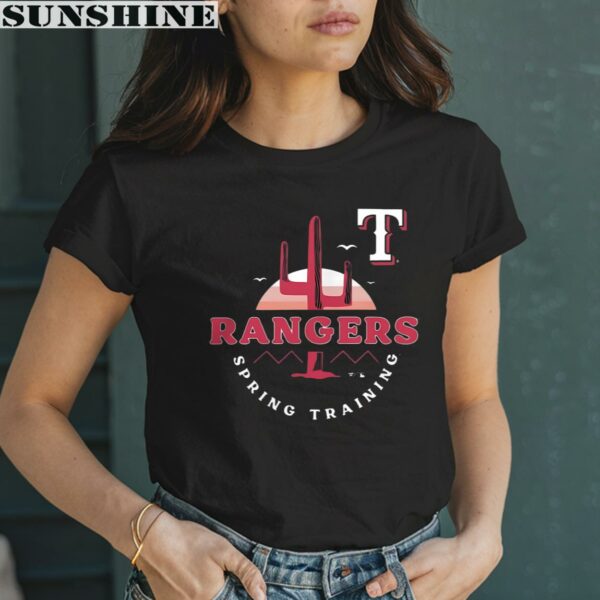 Texas Rangers Fanatics Branded MLB Spring Training Sunrise Shirt 2 women shirt