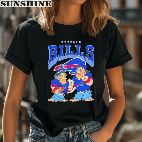 The Flintstones Football Players Buffalo Bills Shirt 2 women shirt