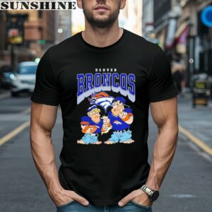 The Flintstones Fred Barney Denver Broncos Shirt