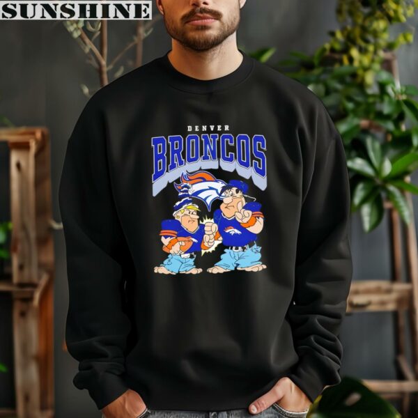 The Flintstones Fred Barney Denver Broncos Shirt 3 sweatshirt