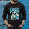 The Flintstones Fred Barney Football Players Philadelphia Eagles Shirt 5 long sleeve shirt