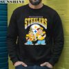 The Flintstones Fred Barney Football Players Pittsburgh Steelers Shirt 3 sweatshirt