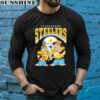 The Flintstones Fred Barney Football Players Pittsburgh Steelers Shirt 5 long sleeve shirt