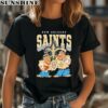 The Flintstones Fred Barney New Orleans Saints Shirt 2 women shirt