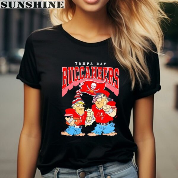 The Flintstones Fred Barney Tampa Bay Buccaneers Shirt 2 women shirt