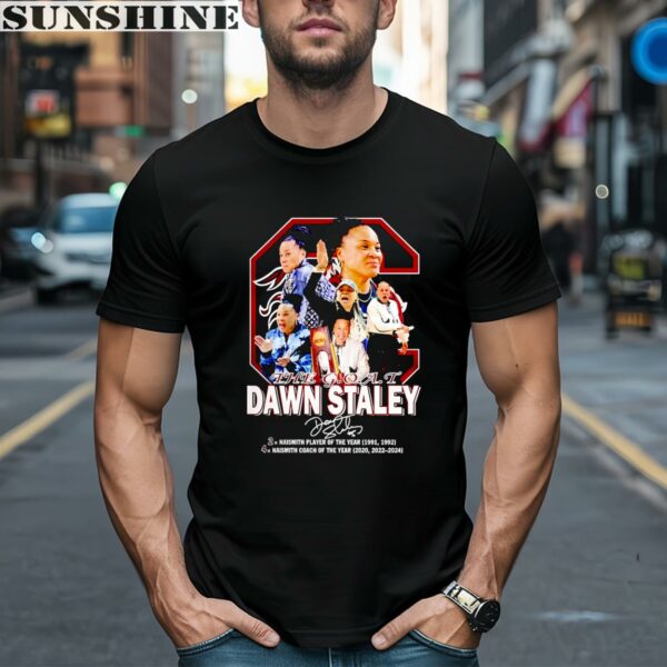 The GOAT Dawn Staley South Carolina Gamecocks Shirt 1 men shirt