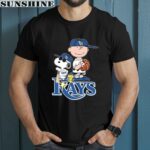 The Peanuts Characters Tampa Bay Rays Shirt