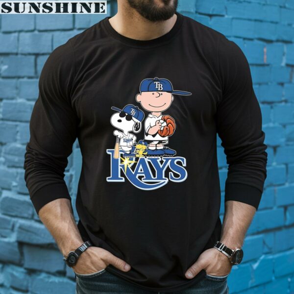The Peanuts Characters Tampa Bay Rays Shirt 5 long sleeve