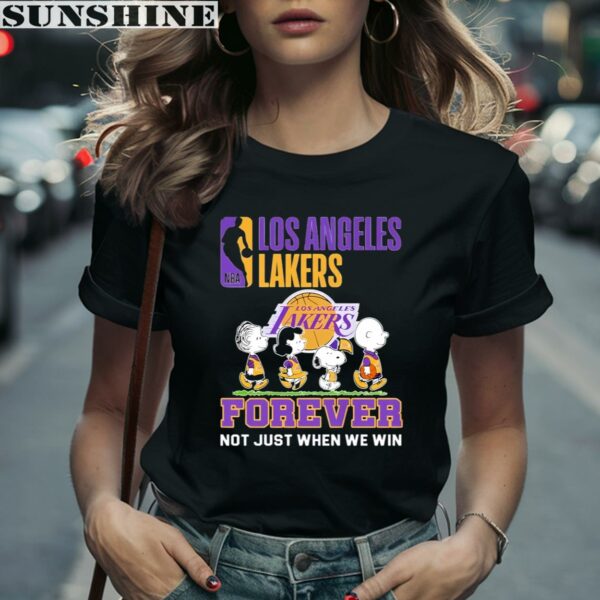 The Snoopy And Friends Los Angeles Lakers Shirt