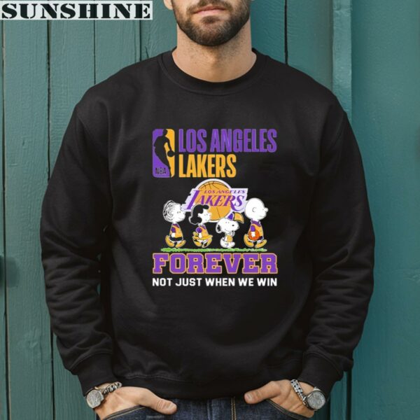 The Snoopy And Friends Los Angeles Lakers Shirt 3 sweatshirt