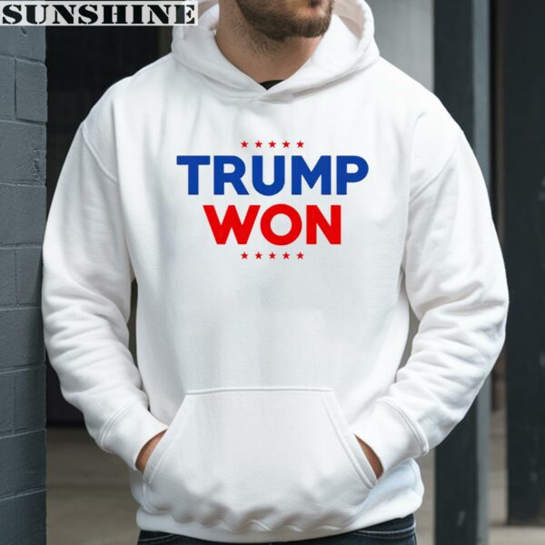 Travis Kelce Wearing Trump Won Shirt 3 hoodie
