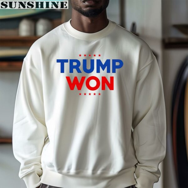 Travis Kelce Wearing Trump Won Shirt 4 sweatshirt