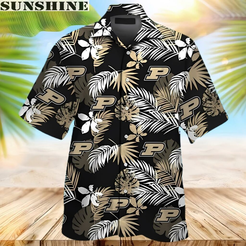Tropical NCAA Purdue Boilermakers Hawaiian Shirt