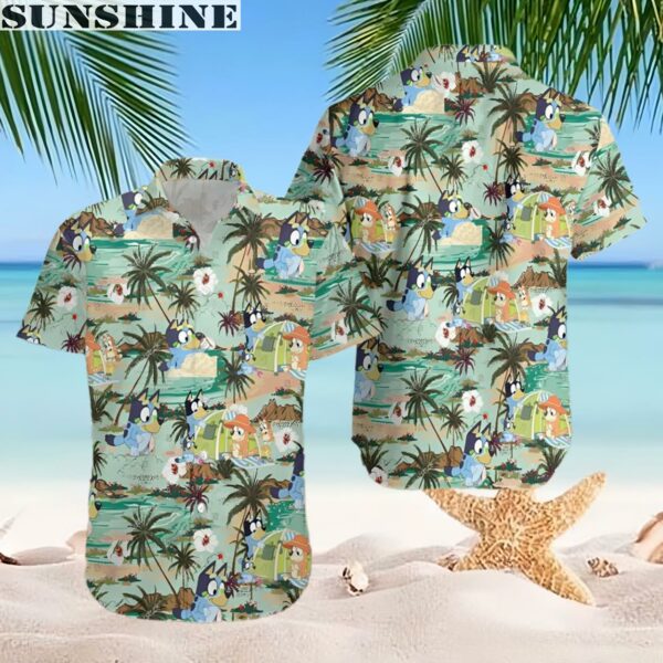 Tropical Summer Funny Bluey Hawaiian Shirt 2 hawaiian shirt