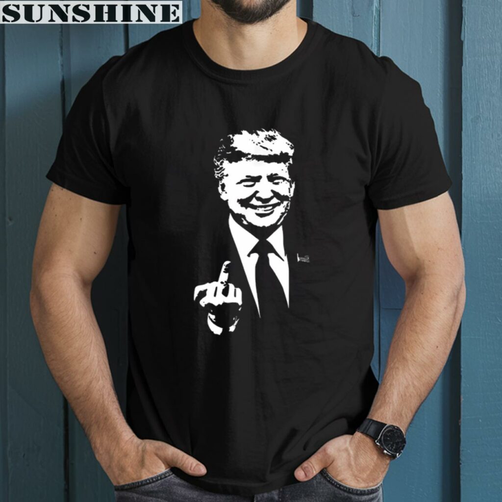 Trump Middle Finger Trump For President Shirt 