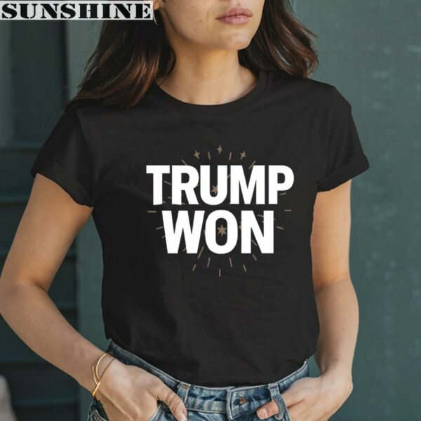 Trump Won 2024 Donald Trump Shirt 2 women shirt