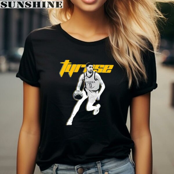 Tyrese Haliburton Professional Basketball Player Indiana Pacers Shirt 2 women shirt