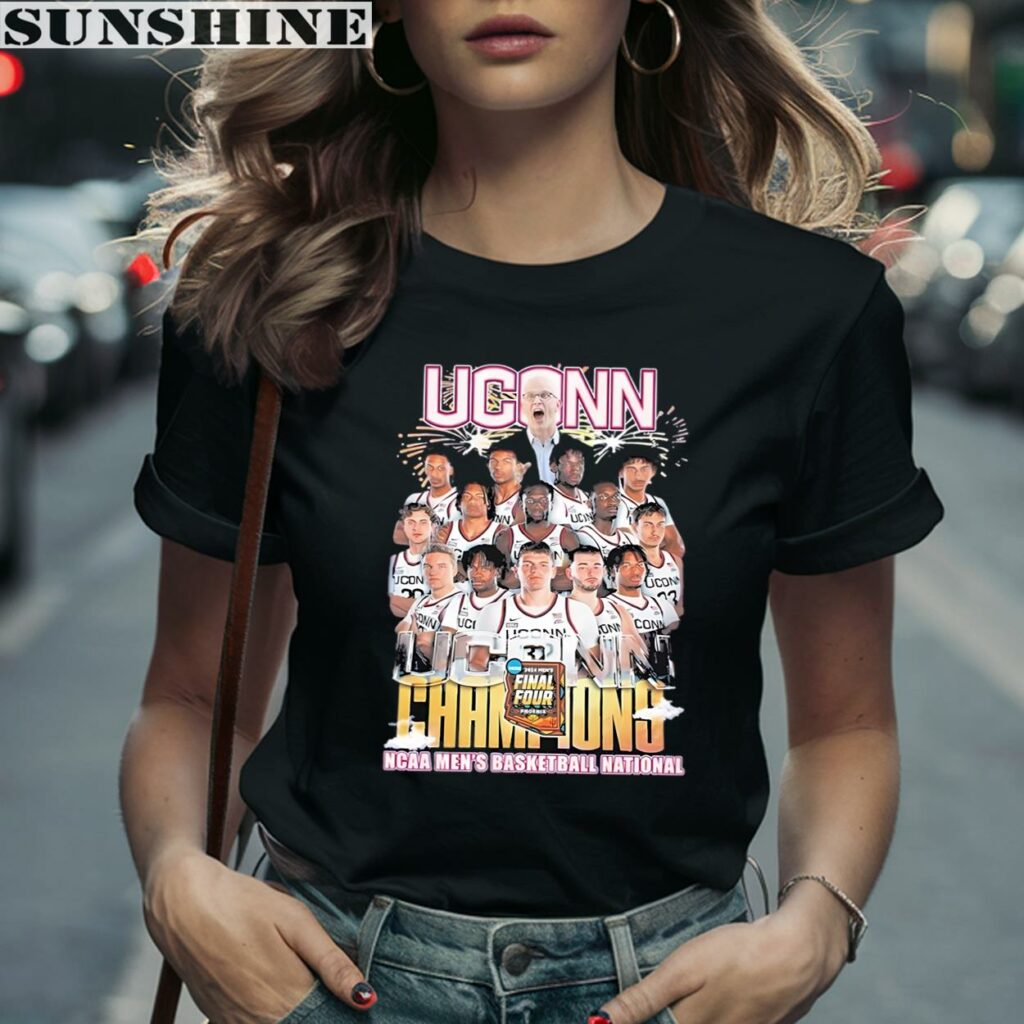 UConn Huskies Champions NCAA Men's Basketball National Shirt