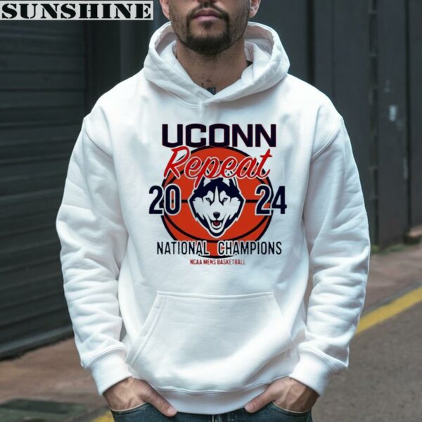 UConn Huskies Repeat National Champions NCAA Mens UConn Basketball Shirt 3 hoodie