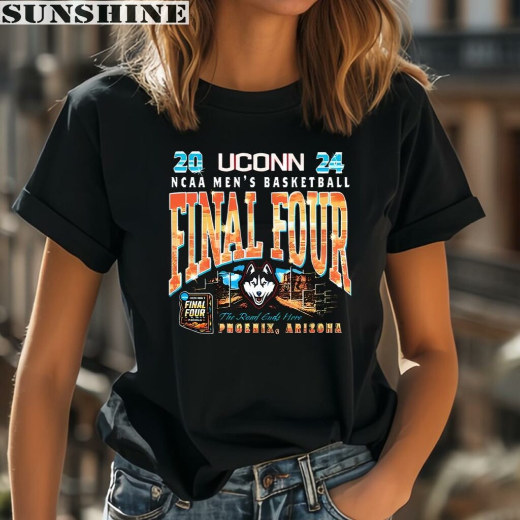 Uconn Huskies 2024 NCAA Final Four The Road Ends Here Shirt