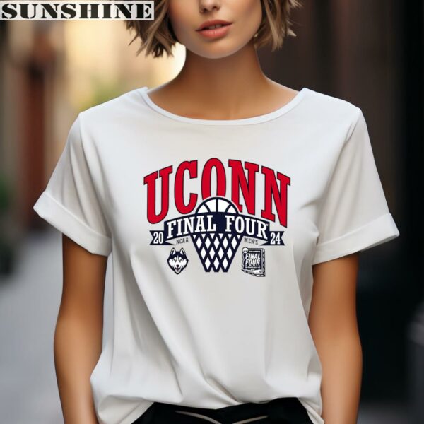 Uconn Huskies 2024 NCAA Mens Basketball Final Four Shirt 2 women shirt
