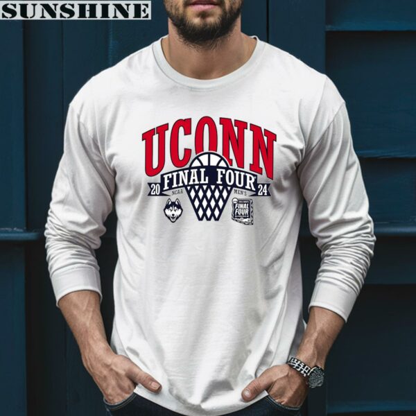 Uconn Huskies 2024 NCAA Mens Basketball Final Four Shirt 5 long sleeve shirt