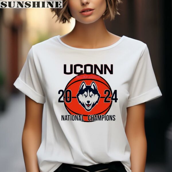 Uconn Huskies NCAA Mens Basketball National Champions 2024 shirt 2 women shirt