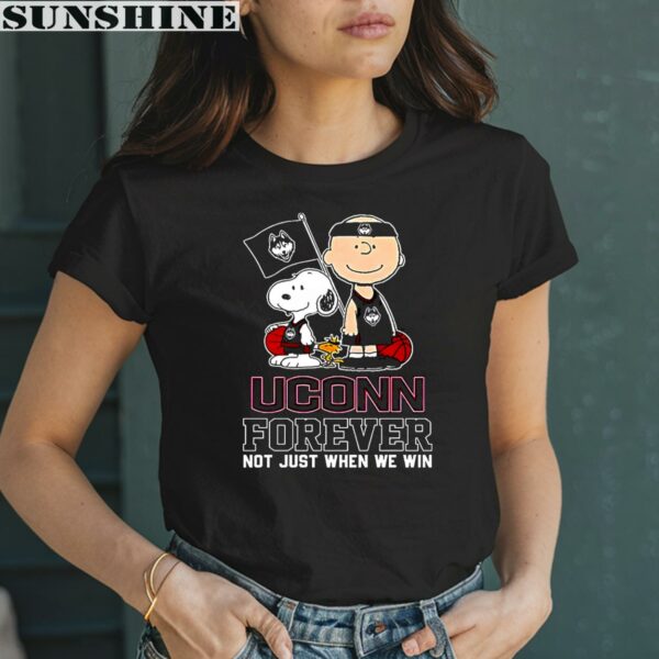Uconn Huskies Snoopy Characters Shirt 2 women shirt