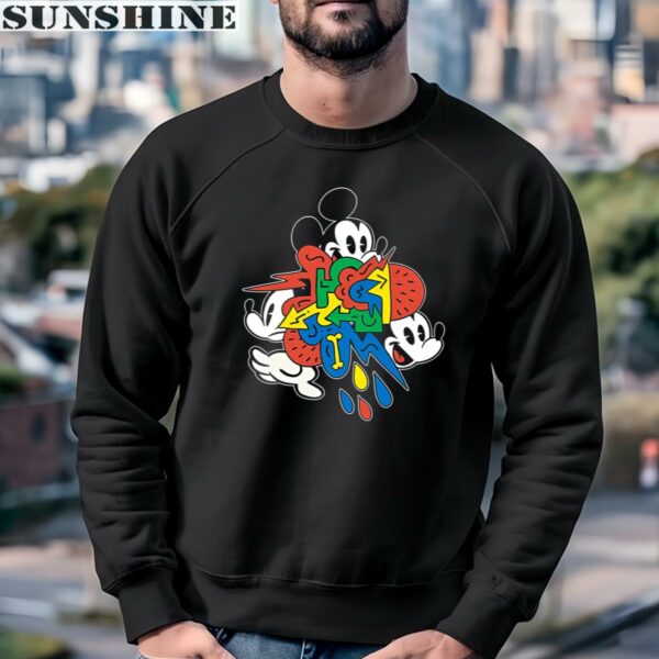Vintage Disney Mickey Mouse Arrows Shirt 3 sweatshirt