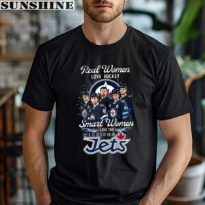 Winnipeg Jets Real Women Love Hockey Smart Women Love Jets Shirt