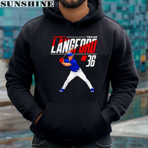 Wyatt Langford Baseball Texas Rangers Shirt 4 hoodie