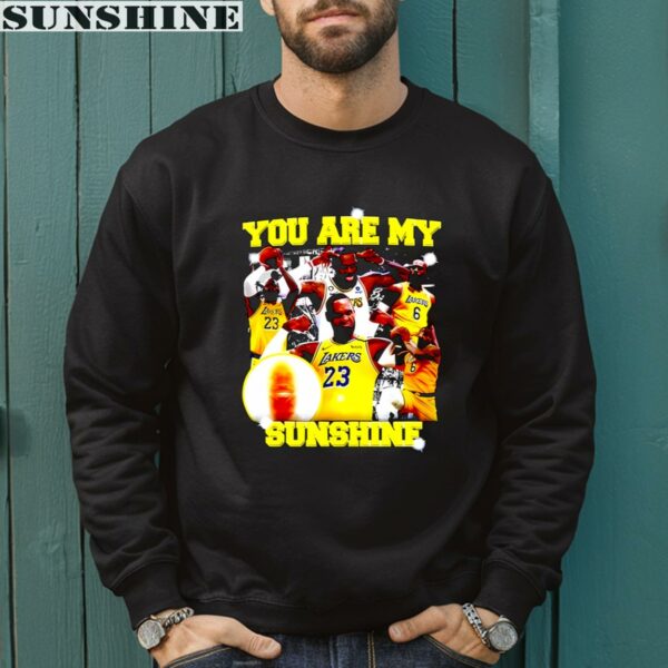 You Are My Sunshine Los Angeles Lakers Lebron James Shirt 3 sweatshirt