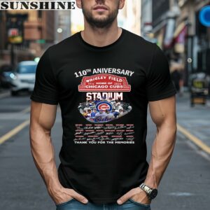 110th Anniversary Weigley Field 1914 2024 Home Of Chicago Cubs MLB Thank You For The Memories T Shirt 1 men shirt