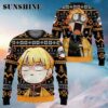 Agatsuma Zenitsu Demon Slayer Ugly Christmas Sweaters Ugly Sweater