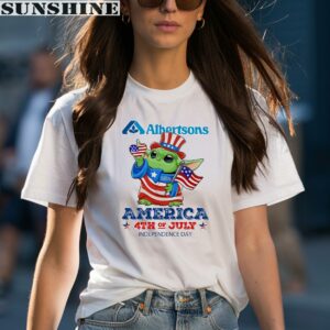 Albertsons Baby Yoda America 4th of July Independence Day 2024 Shirt 1 women shirt