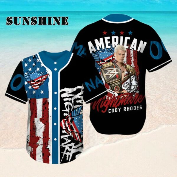 American Nightmare Cody Rhodes Custom Baseball Jersey Hawaaian Shirt Hawaaian Shirt