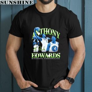 Anthony Edwards Minnesota Timberwolves Shirt 1 men shirt