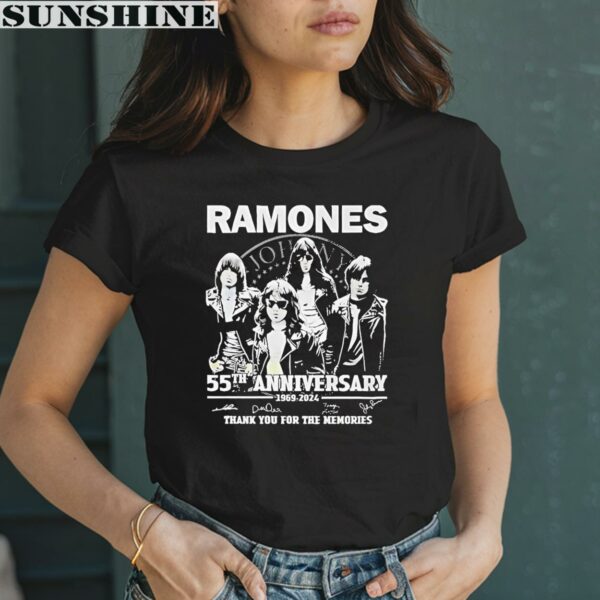 Awesome Ramones 55th Anniversary 1969 2024 Thank You For The Memories Shirt 2 women shirt