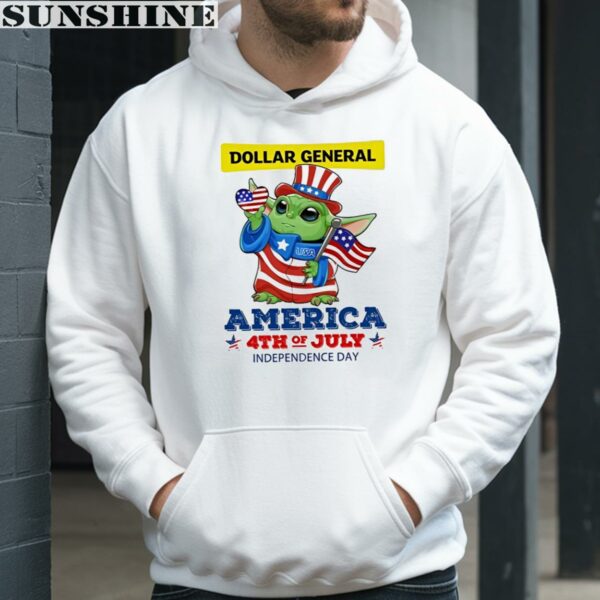 Baby Yoda Dollar General America 4th Of July Independence Day shirt 4 hoodie