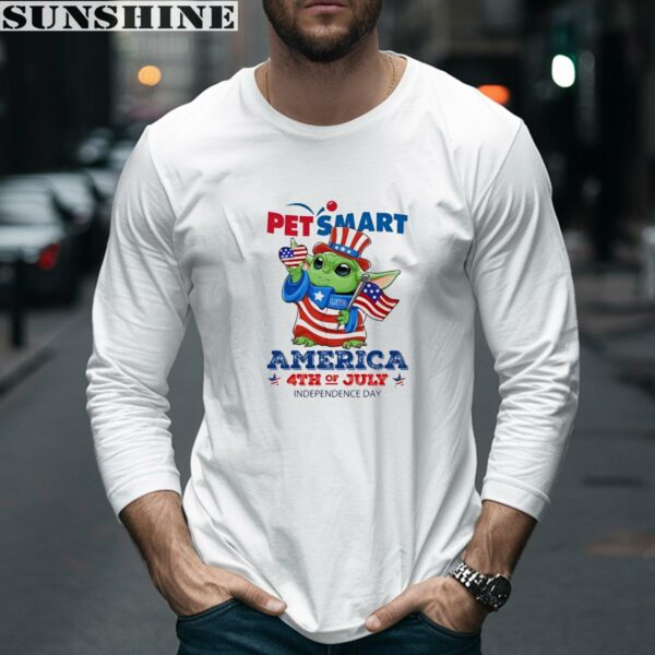 Baby Yoda Petsmart America 4th Of July Independence Shirt 5 long sleeve shirt 1
