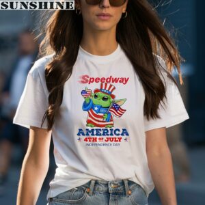 Baby Yoda Speedway America 4th of July Independence Day shirt 1 women shirt