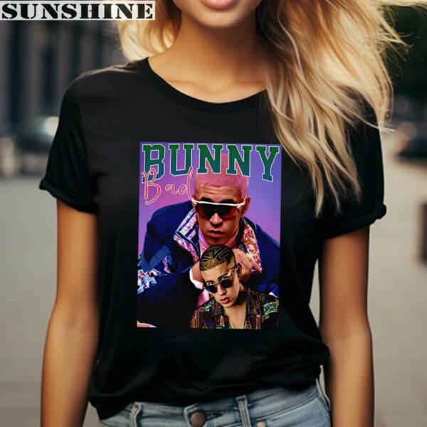 Bad Bunny 90s Vintage Tee Shirt 2 women shirt