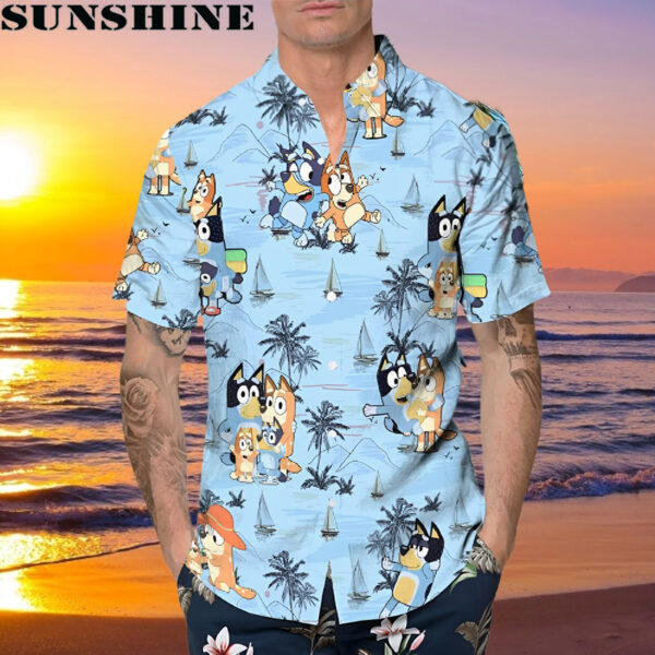 Beach Aloha Bluey Hawaiian Shirt Summer Gift For Friend Hawaaian Shirt Hawaaian Shirt