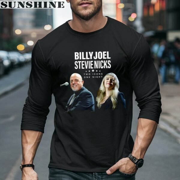 Billy Joel Stevie Nick Tour Shirt Billy Joel Tour Merch 5 long sleeve shirt