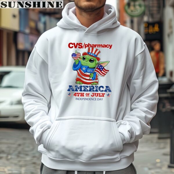 CVS Pharmacy Baby Yoda America 4th of July Independence Day 2024 Shirt 4 hoodie 1