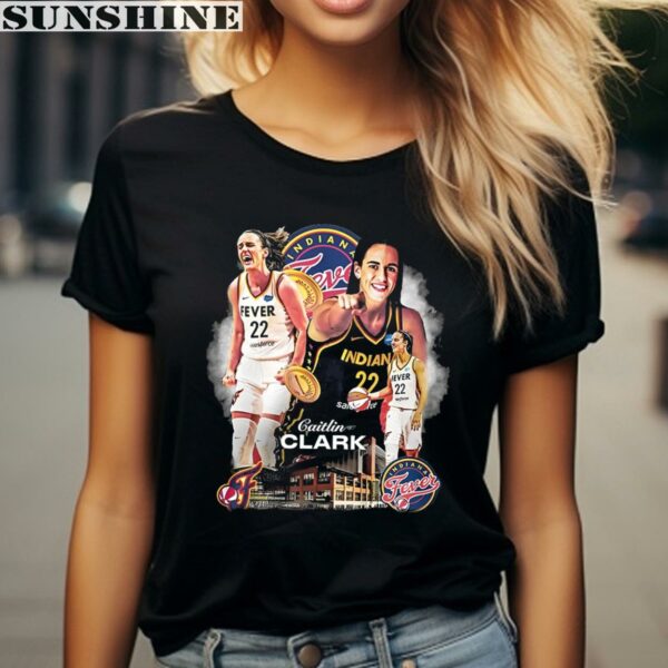 Caitlin Clark 22 Indiana Fever WNBA Shirt 2 women shirt