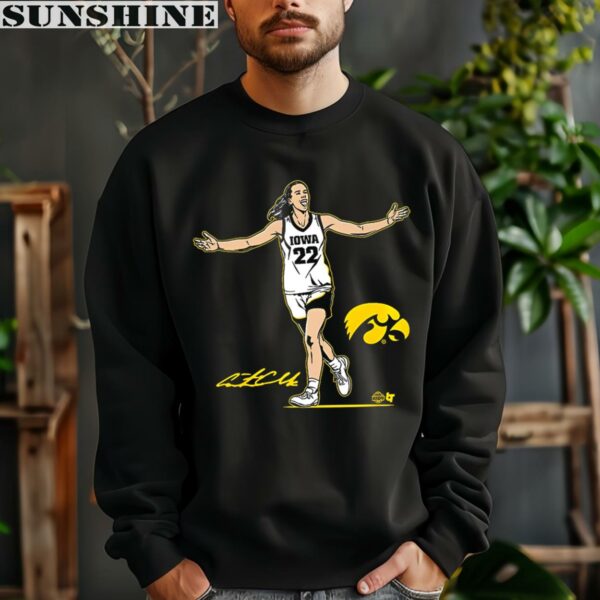 Caitlin Clark Superstar Pose Iowa Basketball Shirt 3 sweatshirt