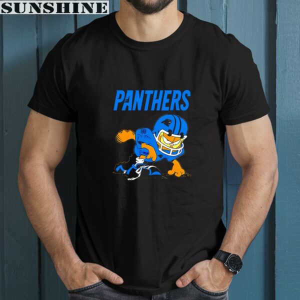 Carolina Panthers Garfield Grumpy Football Player Shirt 1 men shirt