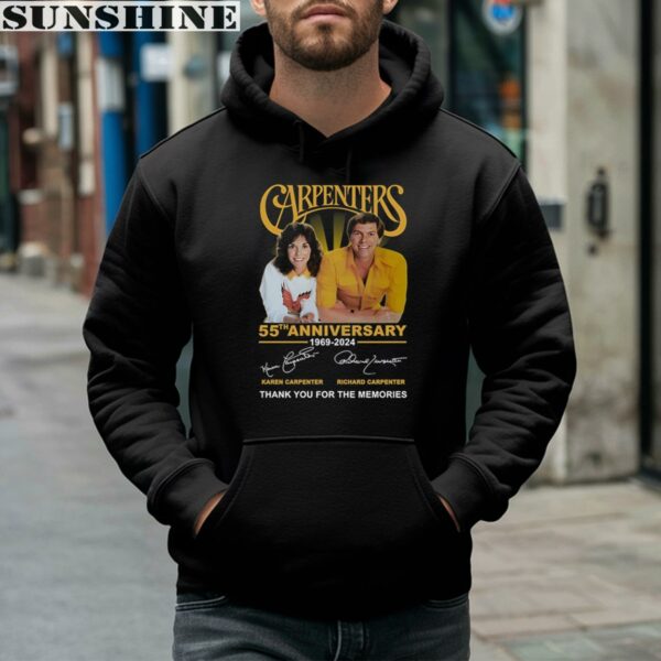 Carpenters 55th Anniversary 1969 2024 Thank You For The Memories Shirt 4 hoodie
